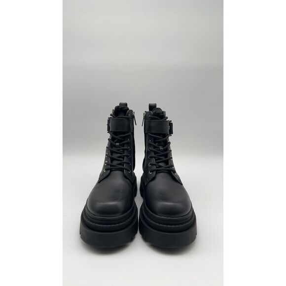 Michael Kors Women Colby Bootie Black Shoes 9 - Picture 2 of 2